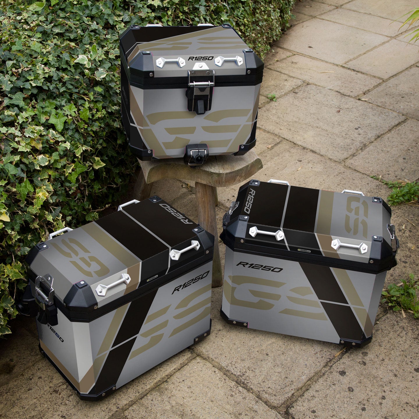 BMW R1250 GSA 2019 Kalamata Panniers Top Box Decals – Mark