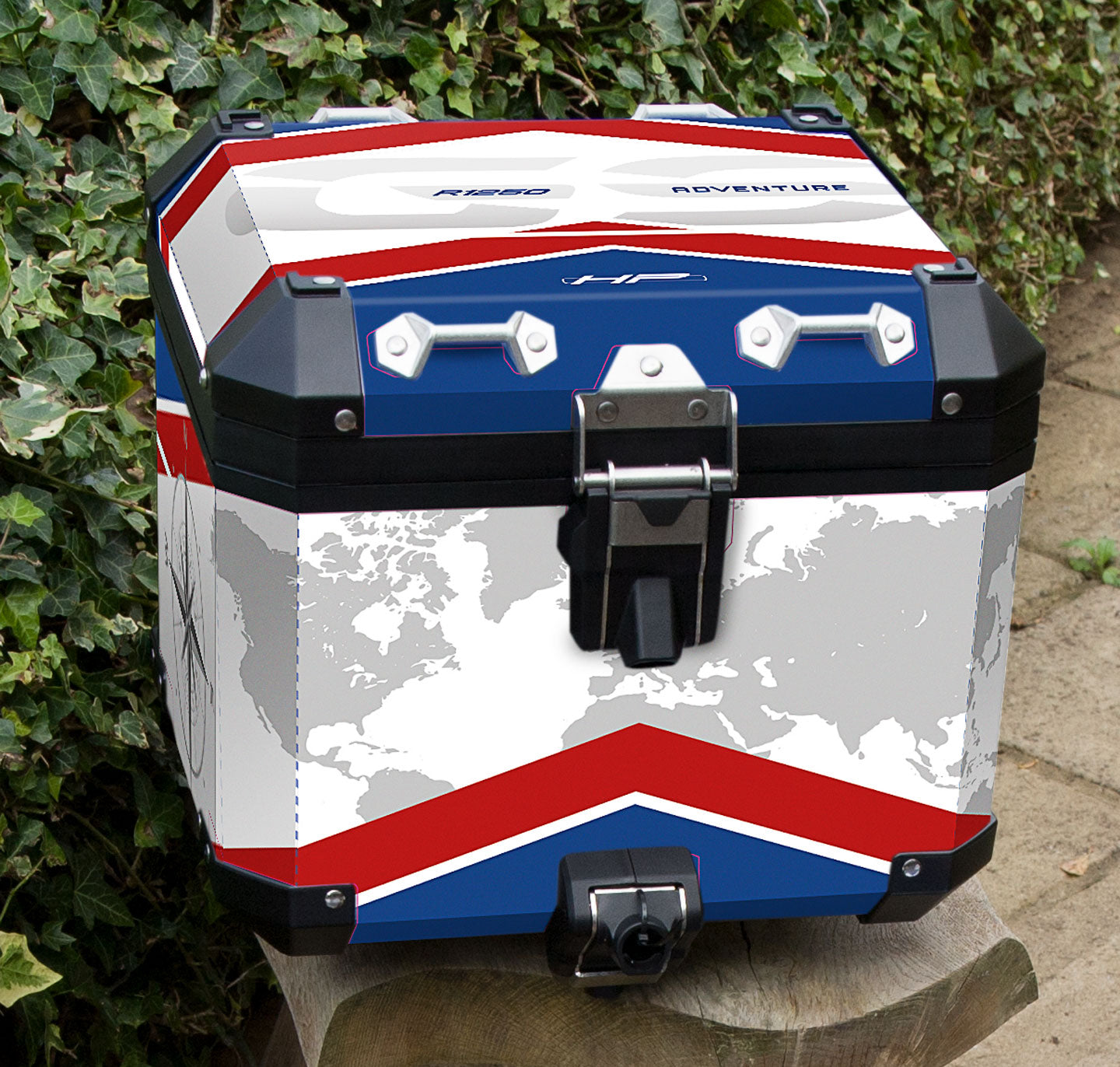 BMW R1250 GSA Rallye HP World & Compass Decals