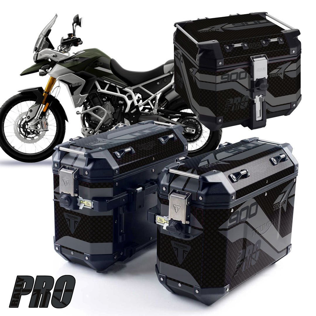 Triumph Givi Luggage Tiger 900 Pro (Black) Decals