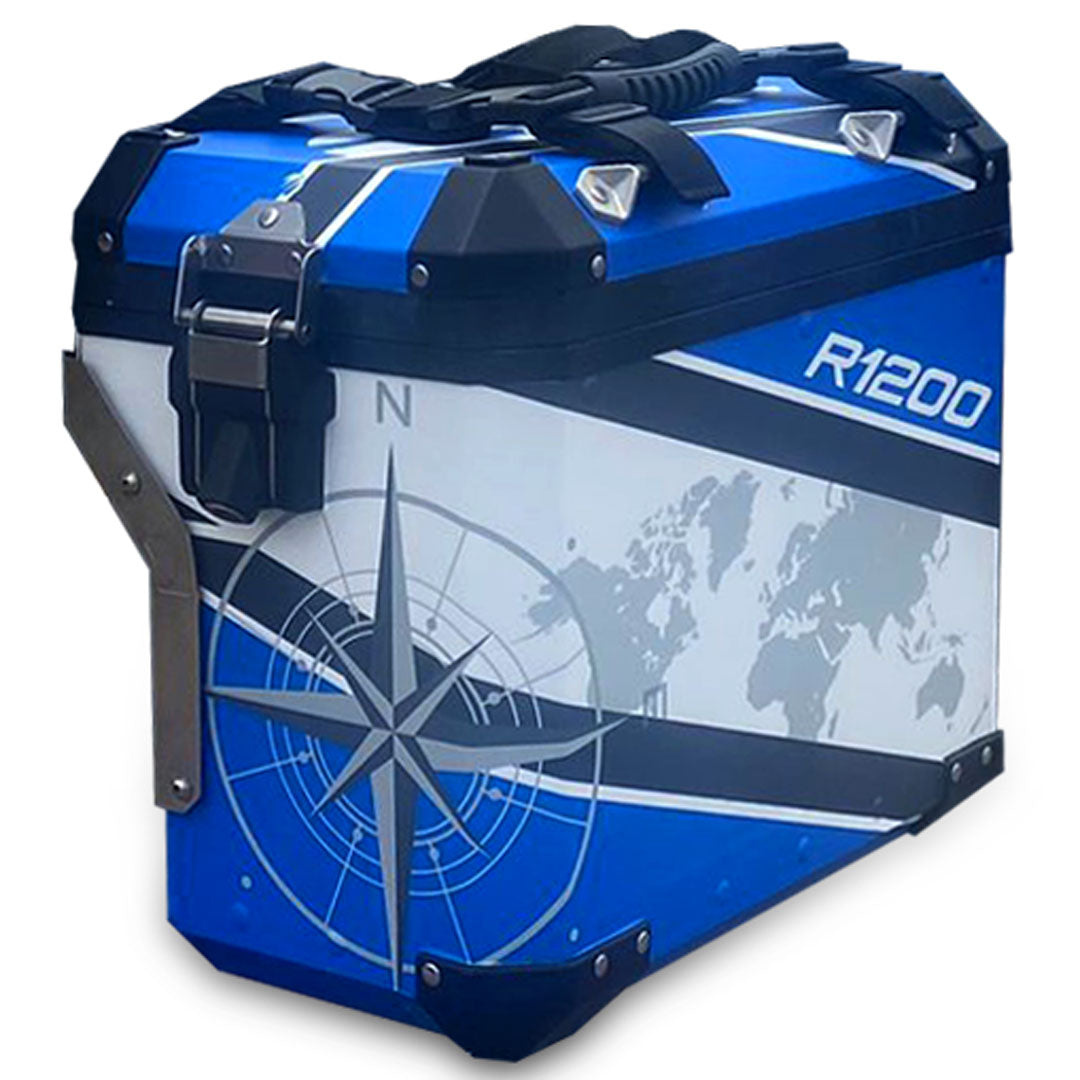 BMW R1200 GSA Rallye Blue World & Compass Decals – Mark Anstey Prints